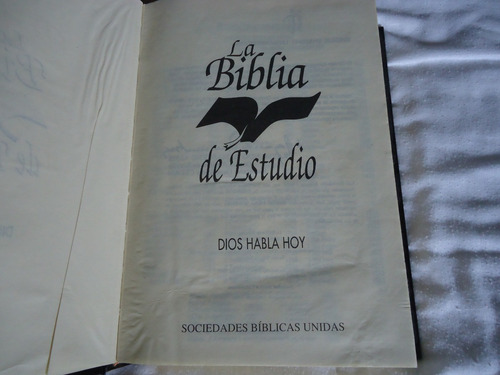 Imagen 2 de 4 de Biblia De Estudio Dios Habla Hoy. ( Biblia Católica )