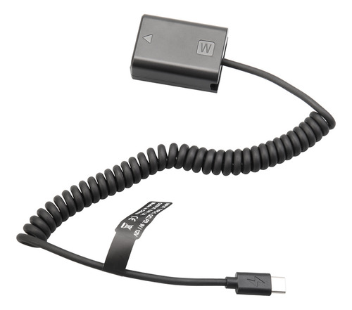 Acoplador De Batería Ficticia Np-fw50 Pd Tipo C Para Zv-e10