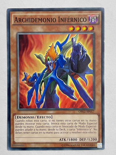 Yugioh! Archidemonio Infernico 0p02-sp017