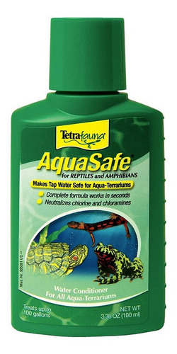 Tetra Fauna Aquasafe - Acondicionador De Agua Para Reptiles 