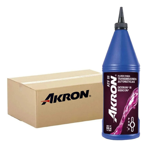 Fluido Transmisión Atf Dexron Iii/ Mercon 946 Ml 15pz Akron