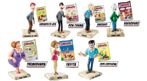Figuras De Colección Condorito Y Sus Amigos, 13 Cm 