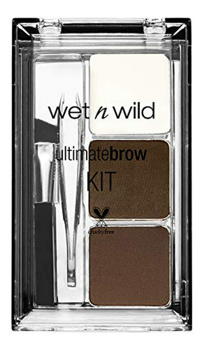 Delineadores Para Cejas - Wet N Wild Ultimate Brow Kit, Dark