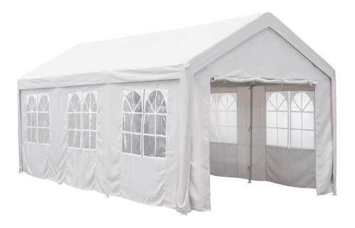 Imagen 1 de 7 de Toldo Con Cortinas Para Eventos 3x6mt Blanco