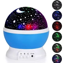 Comprar Lampara Giratoria Proyectora De Estrellas Luz Led Decorativa