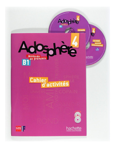 Mãâ©thode De Franãâ§ais 4. Adosphãâ¨re. Cahier D'activitãâ©s, De Gallon, Fabienne. Editorial Ediciones Sm, Tapa Blanda En Francés