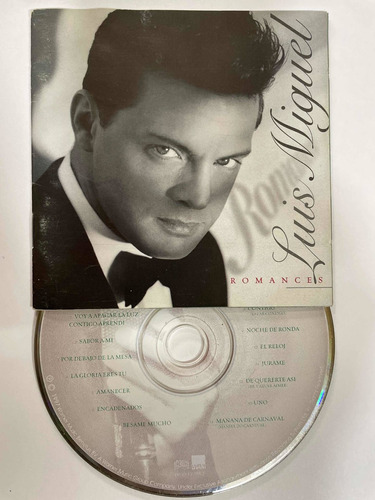 Cd Luis Miguel Romances. Sin Arte Posterior