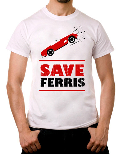 Imagem 3 de 4 de Camisa De Malha 100% Algodão Filme Save Ferris Bueller