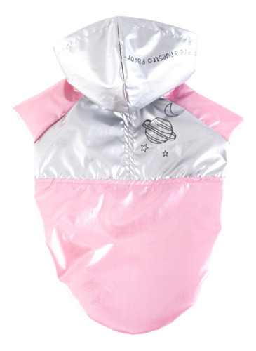 Ropa Para Perros Campera Rompeviento Univer Rosa Mascotas