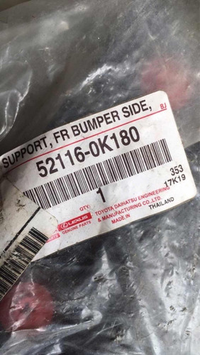 Guia Soporte Defensa Del Lh Toyota Hilux 2017 52116-0k180