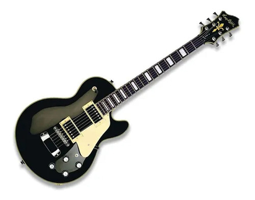 Guitarra Hagstrom Super Swede Black Gloss Les Paul Oferta!