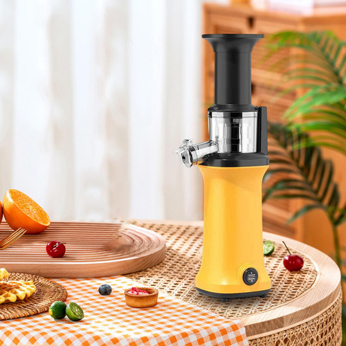 Extractor De Jugo De Prensa En Frío Compacto Naranja