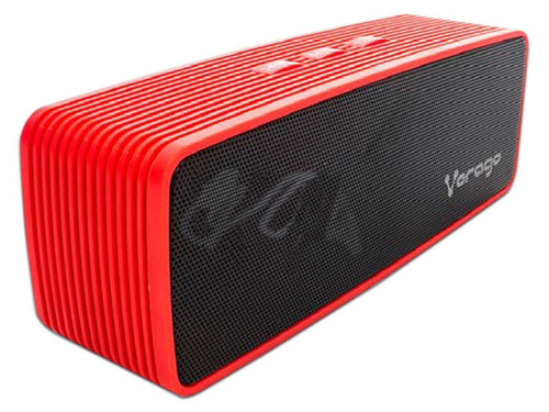 Mini Bocina Bluetooth Portatil Recargable Vorago Sonido Excepcional Nitido Rojo