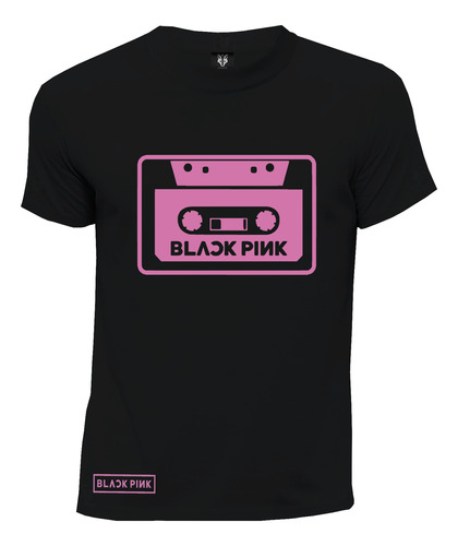 Camiseta Kpop Limited Cassette Blackpink 