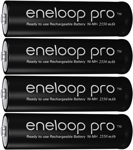 Pilas Recargables Panasonic Eneloop Pro Aa 4 Unidades  