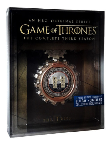 Blu-ray Game Of Thrones//Jogo Tronos Temporada 3//Steelbook