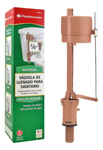 Válvula De Entrada/admisión Estanque Wc 7/8  Fluidmaster