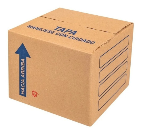 25 Cajas Carton 8x6x6 Pulgadas 20x15x15 Cm Ideal Ecommerce 