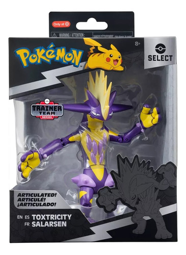 Pokemon Select Figura Toxtricity Articulado 15 Cm 