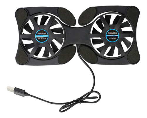 Ventilador Plegable Con Disipador Térmico Para Portátil, Coj