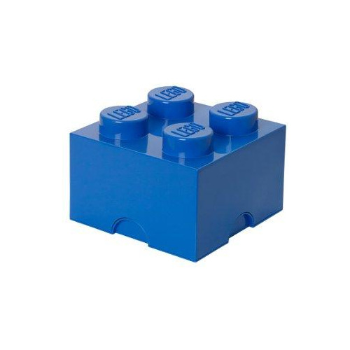 Caja De Ladrillo De Almacenamiento Lego Color Azul