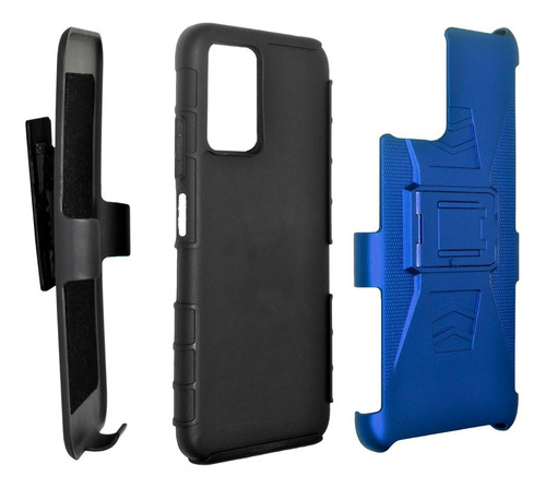 Imagen 3 de 10 de Funda Uso Rudo 3 En 1 Colores Zte Blade V30 Vita 8030