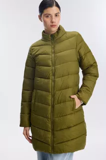 Campera Importada Larga Verde Positano Mujer Portsaid