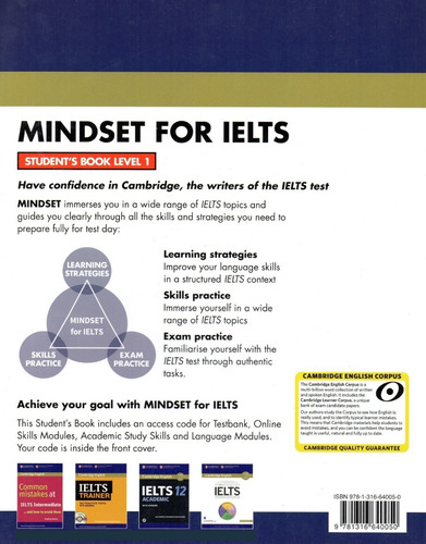 Mindset For Ielts Student´s 1 With Testbank & Online Modules