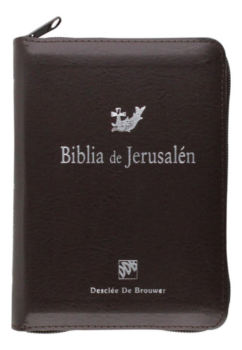 Libro: Biblia De Jerusalen Modelo Bolsillo Con Cremallera. V