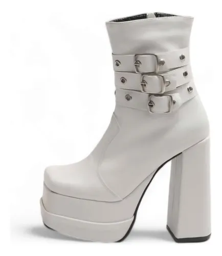 comprar Botas Botinetas Mujer Plataforma Taco Alto Moda 
