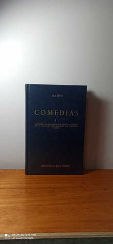 Plauto Comedias I- Gredos Ed. Crítica 1992 - Única En Ml!! (Usado)