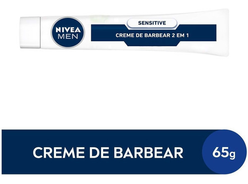 Creme De Barbear Sensitive 2 Em 1 65g Nivea