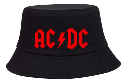 Gorro Pesquero Ac Dc Rock  X Sombrero Adulto Sol