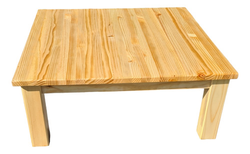 Imagen 3 de 3 de Mesa De Centro Pino Radiata Vitrificada
