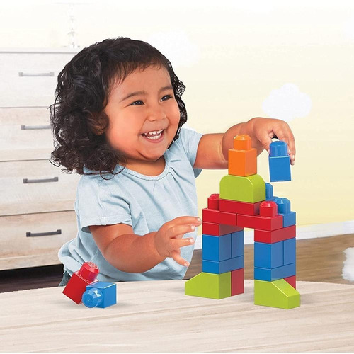 Imagen 3 de 4 de Mega Bloks Bolsa Mediana Construcción, 40 Bloques