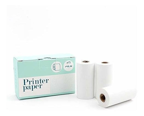 Papel Termico Autoadhesivo Blanco Phomemo, Papel Adhesivo I