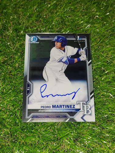 Cv Pedro Martínez Rookie Autógrafo Certificado 2020 Bowman