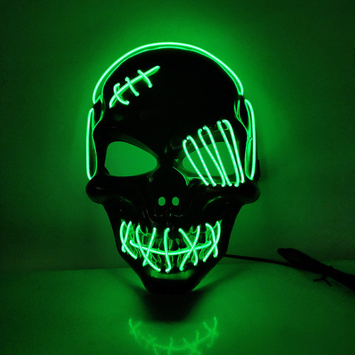 Máscara De Pirata De Halloween Con Luz Led