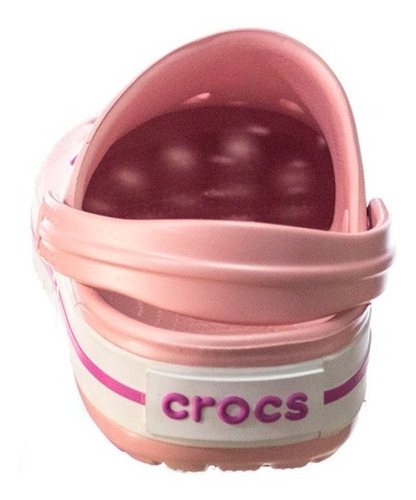 Imagen 4 de 7 de Sandalia Crocs Zueco Crocband Pearl Pink Art C11016-c6mb