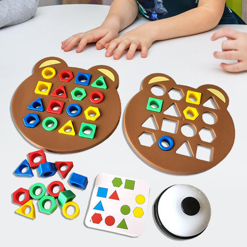 Rompecabezas De Combinación De Bloques De Juego Con Campana