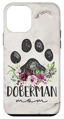 Funda Para iPhone 12 Mini Doberman Mom Doberman Pinscher -02