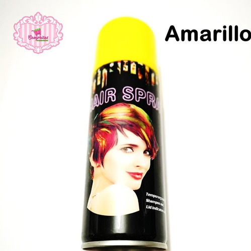 Pintura Color Para Cabello Temporal Aerosol Envio Verde Rojo