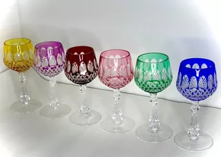 WANGXUE Crystal Copas de Vino Vino Tinto Vasos sin Plomo Cristal Clara Size : Set of 2 