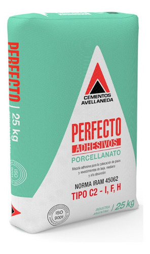 Pegamento Adhesivo Perfecto Porcellanato X 25 Kgs Ceramicas 