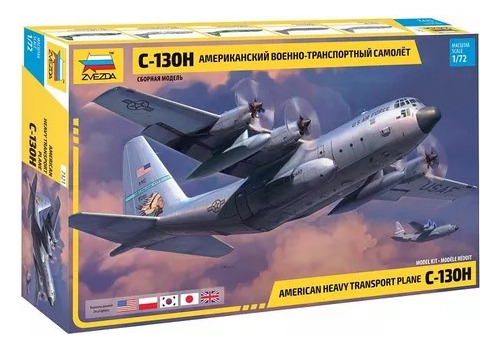 Zvezda Avion Hercules C-130h 1/72