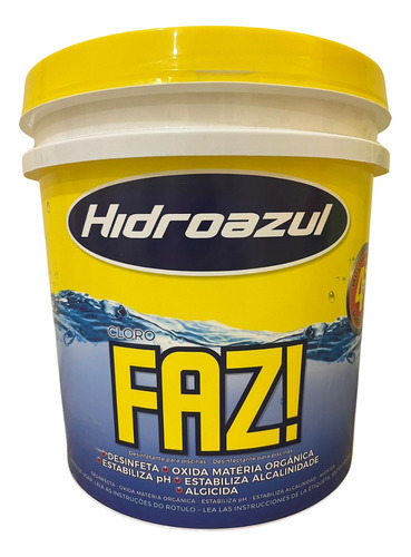 Cloro Granulado Multiação Hidroazul Faz C/ Oxidante 10kg