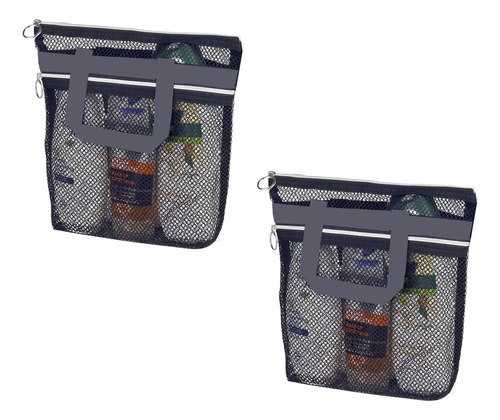 Heylad Mesh Shower Caddy Bolsa De Ducha Portátil De 10,2 X 9