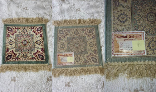 Carpeta Alfombra Belga De Calidad 35x35 Cm Oriental Art Silk
