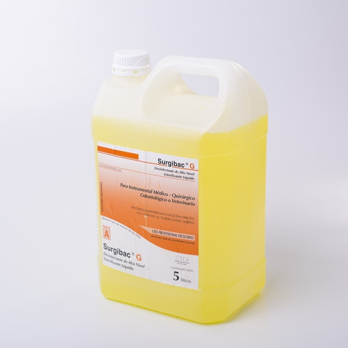 Desinfectante Surgibac G Glutaraldehido 2,5% 5lt + Activador