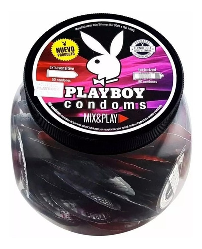 100 Condones Playboy Mix&play Envío Discreto